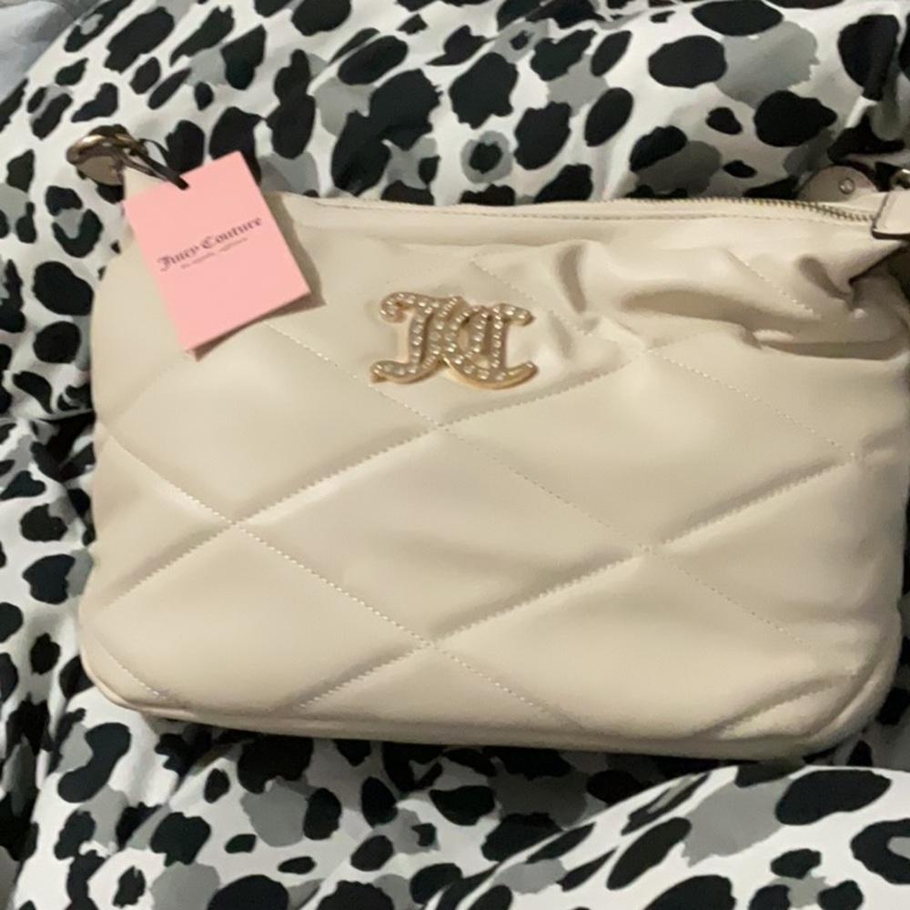 Juicy Couture Cream Quilted Women's Bag